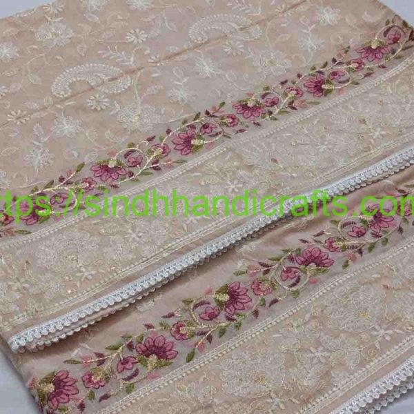 Charming Chikankari Embroidered Dupatta