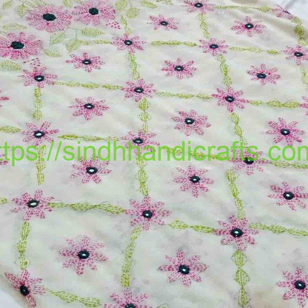 Unique Hand Embroidery Work Chadar for Ladies