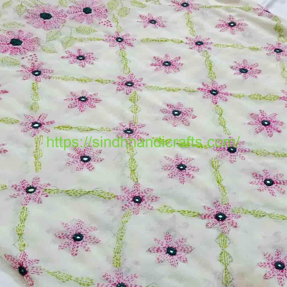 Premium Hand Embroidered Chadar 6b Unique Hand Embroidery Work Chadar for Ladies