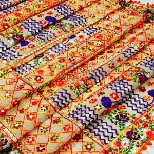 Unique Phulkari Embroidered Dupatta