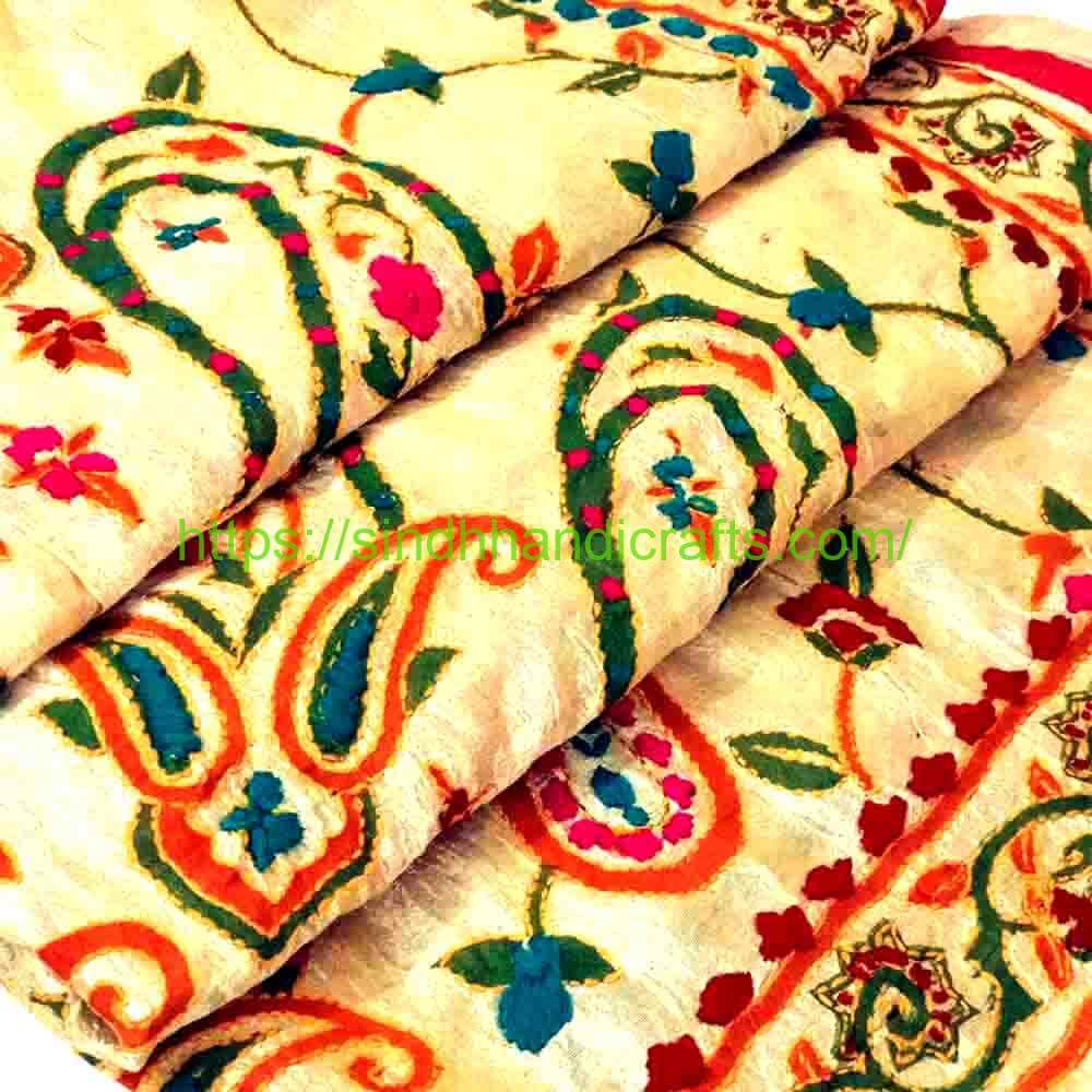 Indian Organza Dupatta Border 22a Fabulous Hand Embroidered Organza Dupatta