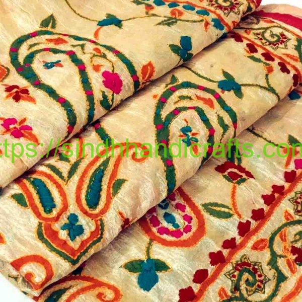 Fabulous Hand Embroidered Organza Dupatta