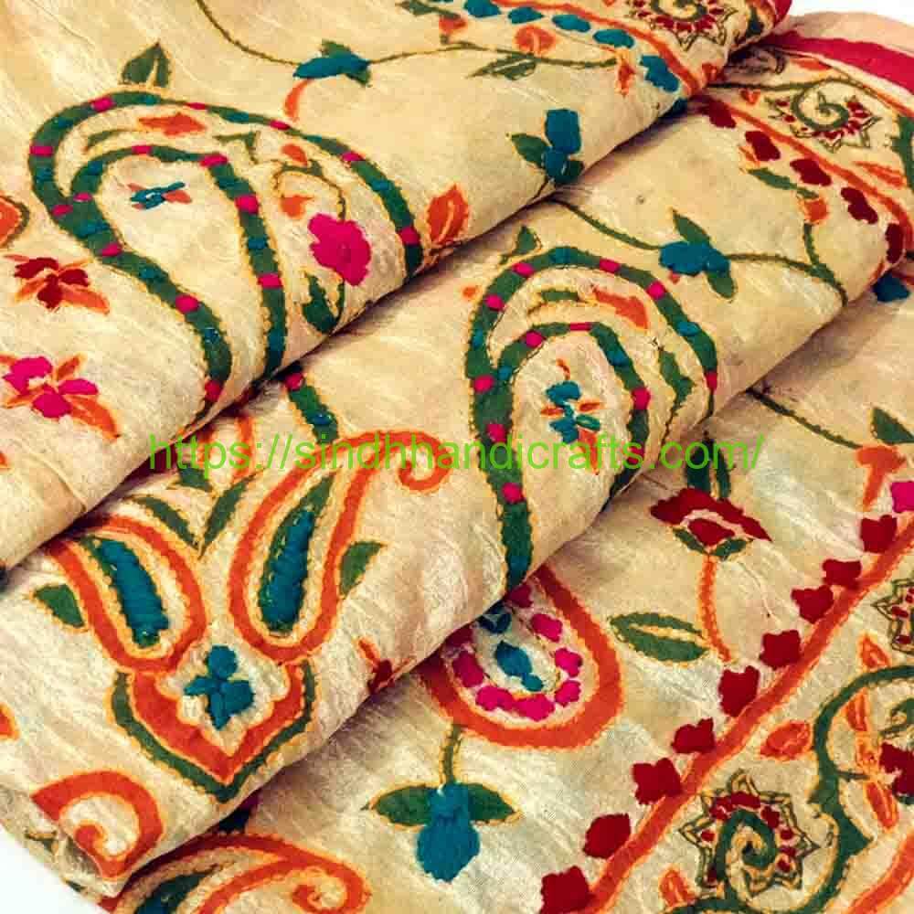 Indian Organza Dupatta Border 22b Fabulous Hand Embroidered Organza Dupatta