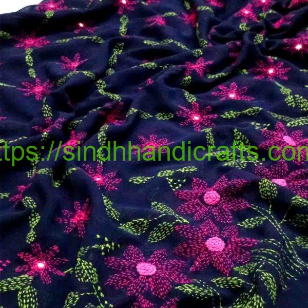 Premium Chadar Hand Embroidery Design for Ladies