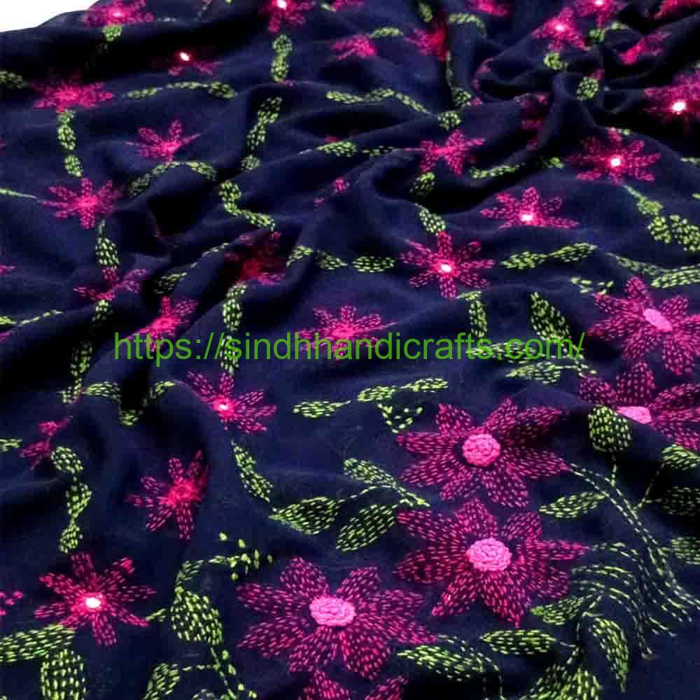 Premium Hand Embroidered Chadar 10a Premium Chadar Hand Embroidery Design for Ladies