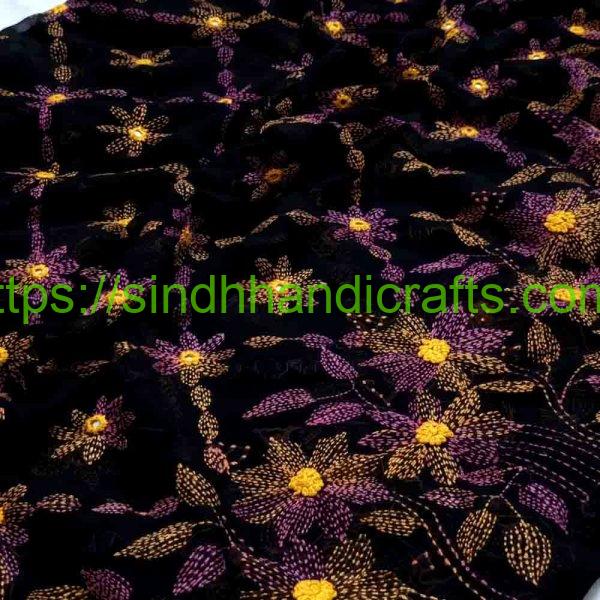 Sindhi Handmade Embroidery Chadar Designs for Ladies