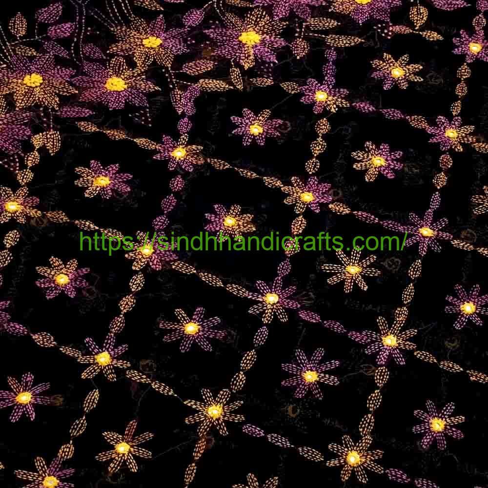 Premium Hand Embroidered Chadar 9b Sindhi Handmade Embroidery Chadar Designs for Ladies