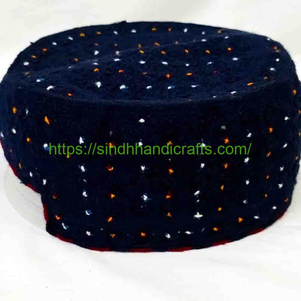 Sindhi Topi 17b Handmade Sindhi Topi by Skilled Artisans