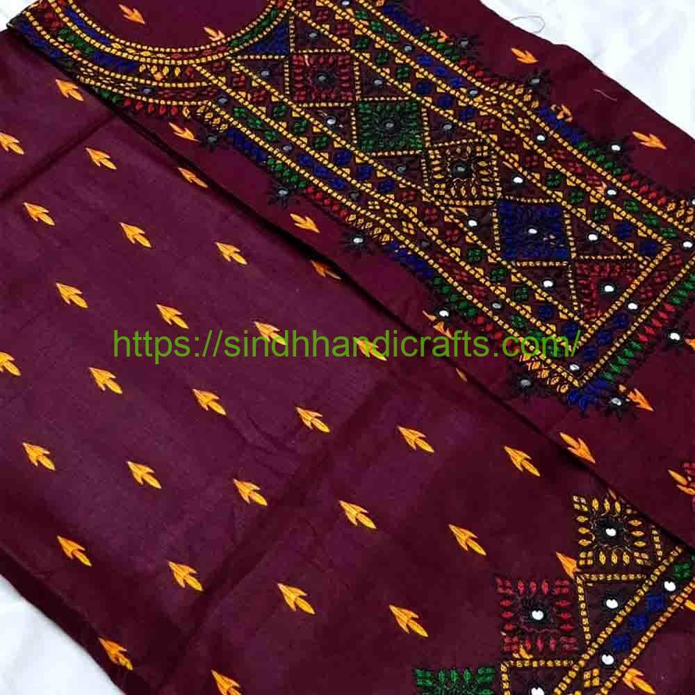 2 Piece Lawn Embroidered Dress for Women 4 Charming Balochi Shalwar Kameez for Women