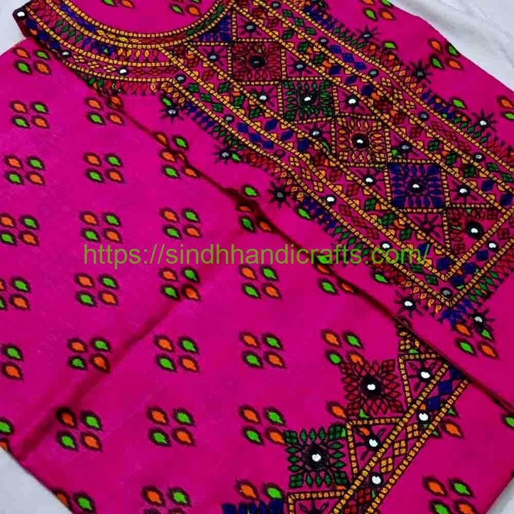 2 Piece Lawn Embroidered Dress for Women 5 Graceful Balochi Women Dress