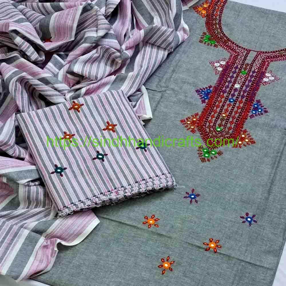 3pc Hand Embroidered Balochi Dress 12 Balochi Dress New Design for Women