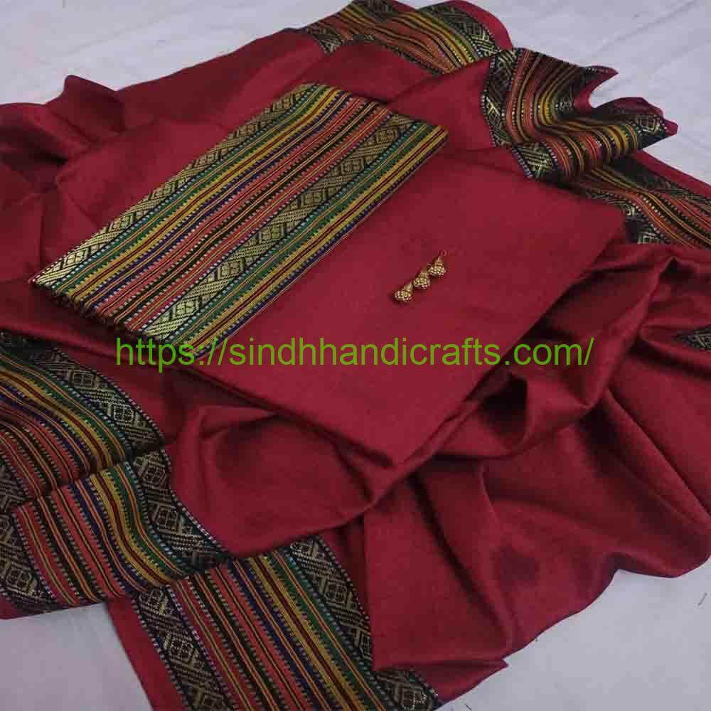 Susi Soosi Dress for Women 3 Classic Sindhi Soosi Dress - Banarsi