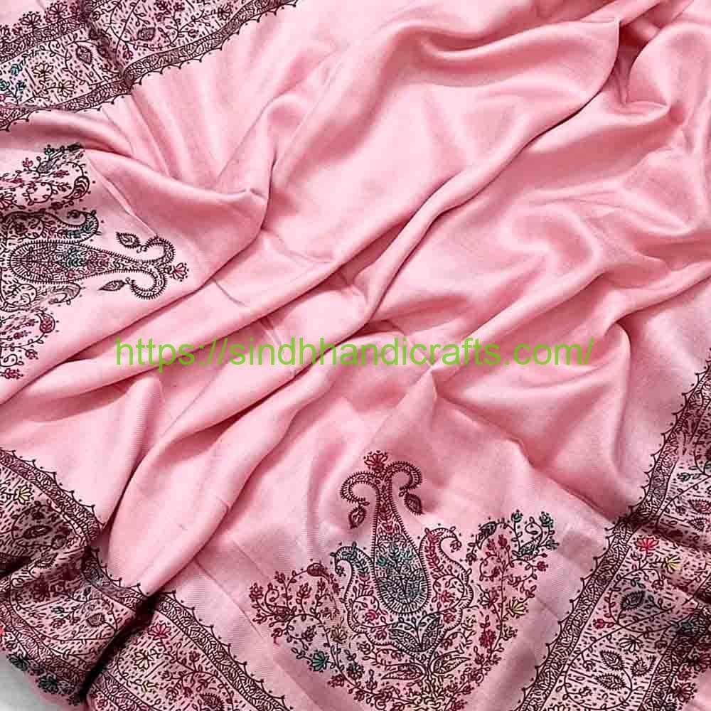 Pashmina Shawl 26a Elegant Hand Embroidered Shawl for Women