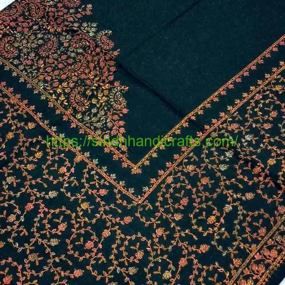Pashmina Shawl 31b Beautiful Green Pashmina Shawl For Women