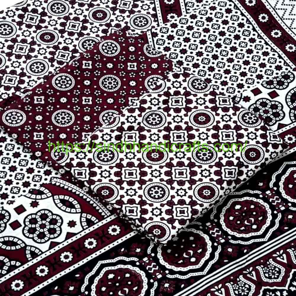 3pc Ajrak Suit 16 Classy Block Print Suits Online