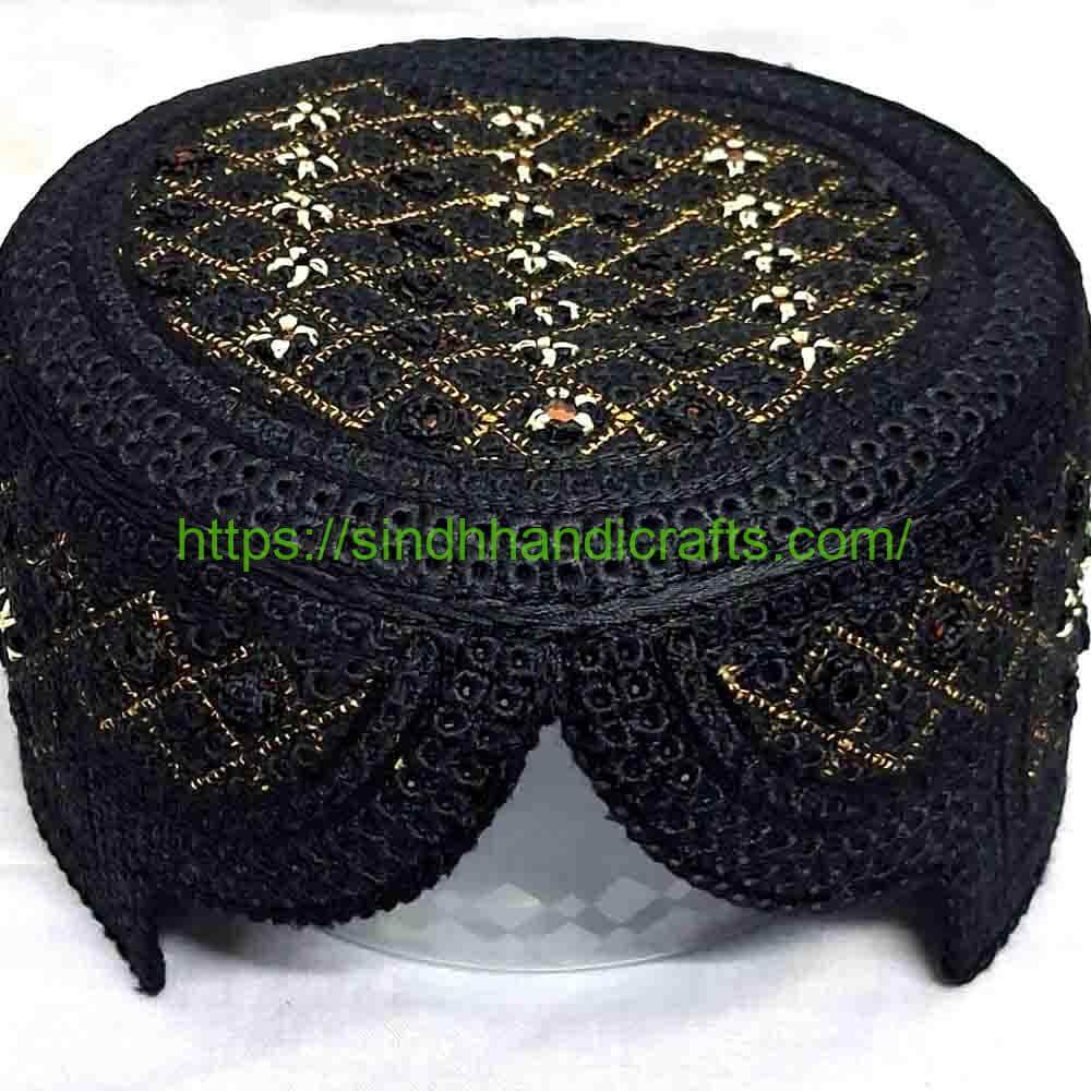 Handmade Sindhi Topi 17a Cultural Sindhi Cap for Men