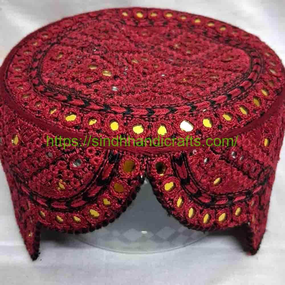 Handmade Sindhi Topi 20a Traditional Topi Pakistan (Sindhi/ Balochi)