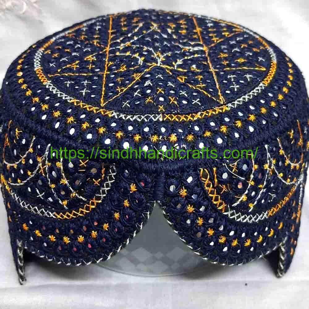 Sindhi Topi 24a Stunning Balochi Cap Design