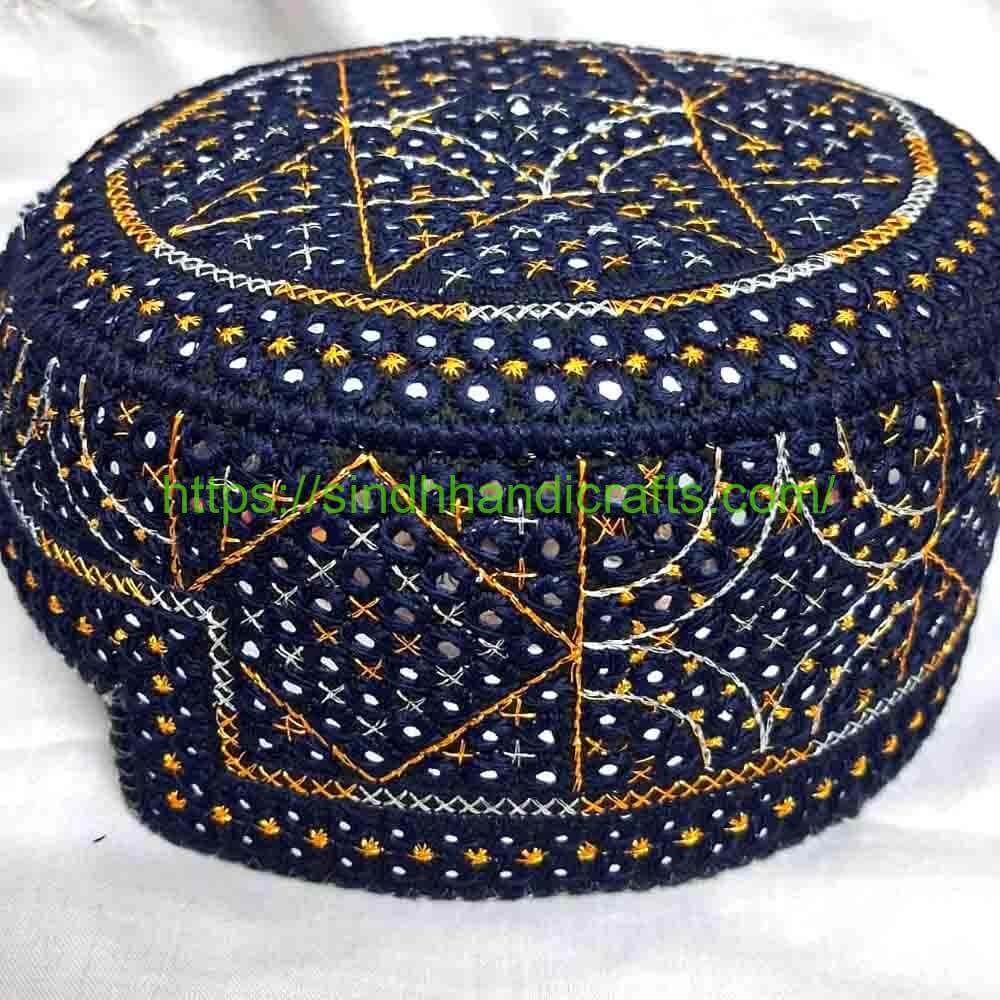 Sindhi Topi 24b Stunning Balochi Cap Design