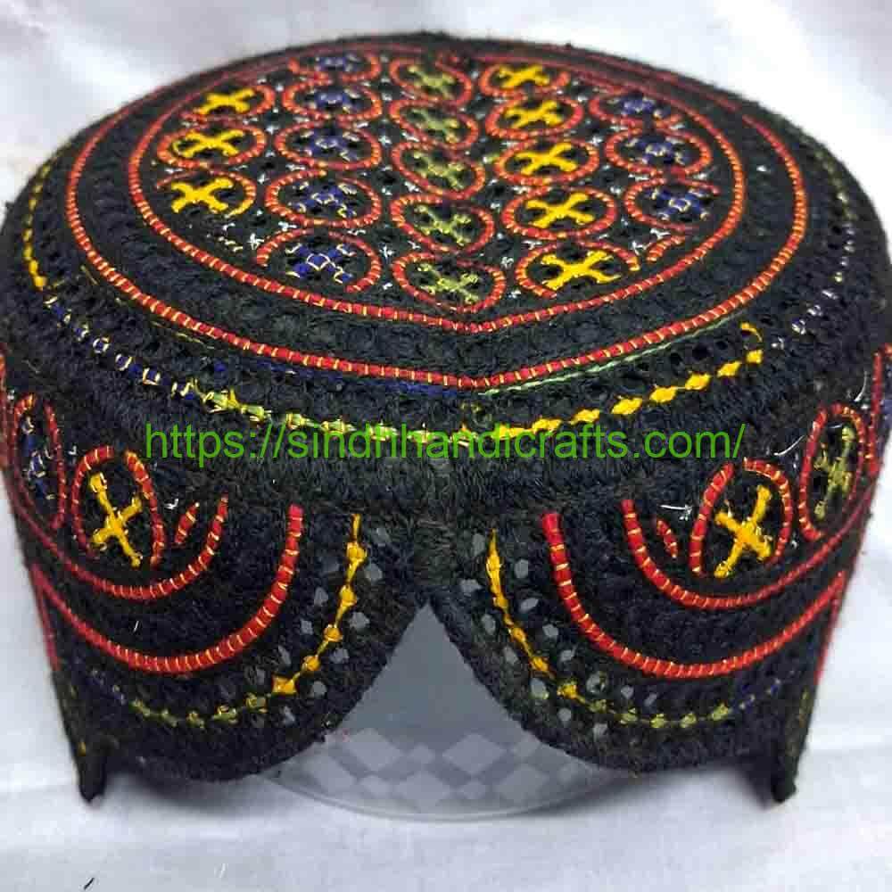 Sindhi Topi 25a Balochi Traditional Cap