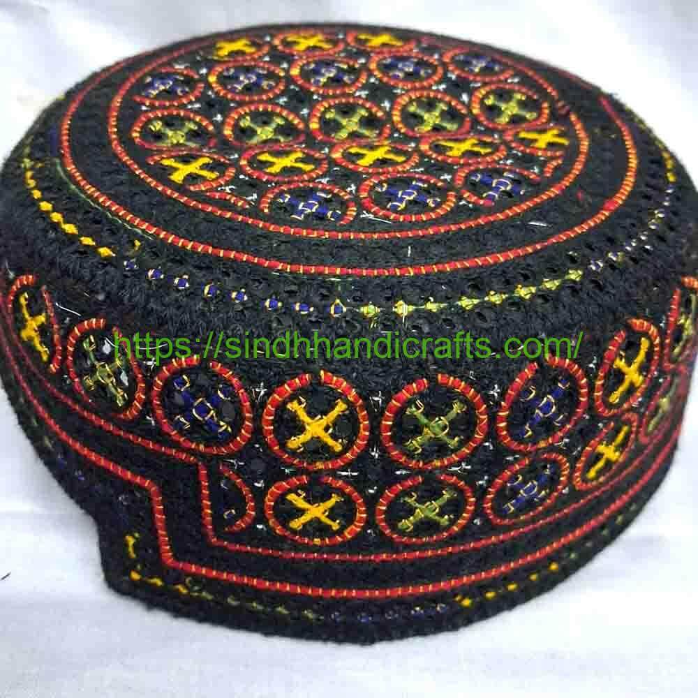 Sindhi Topi 25b Balochi Traditional Cap