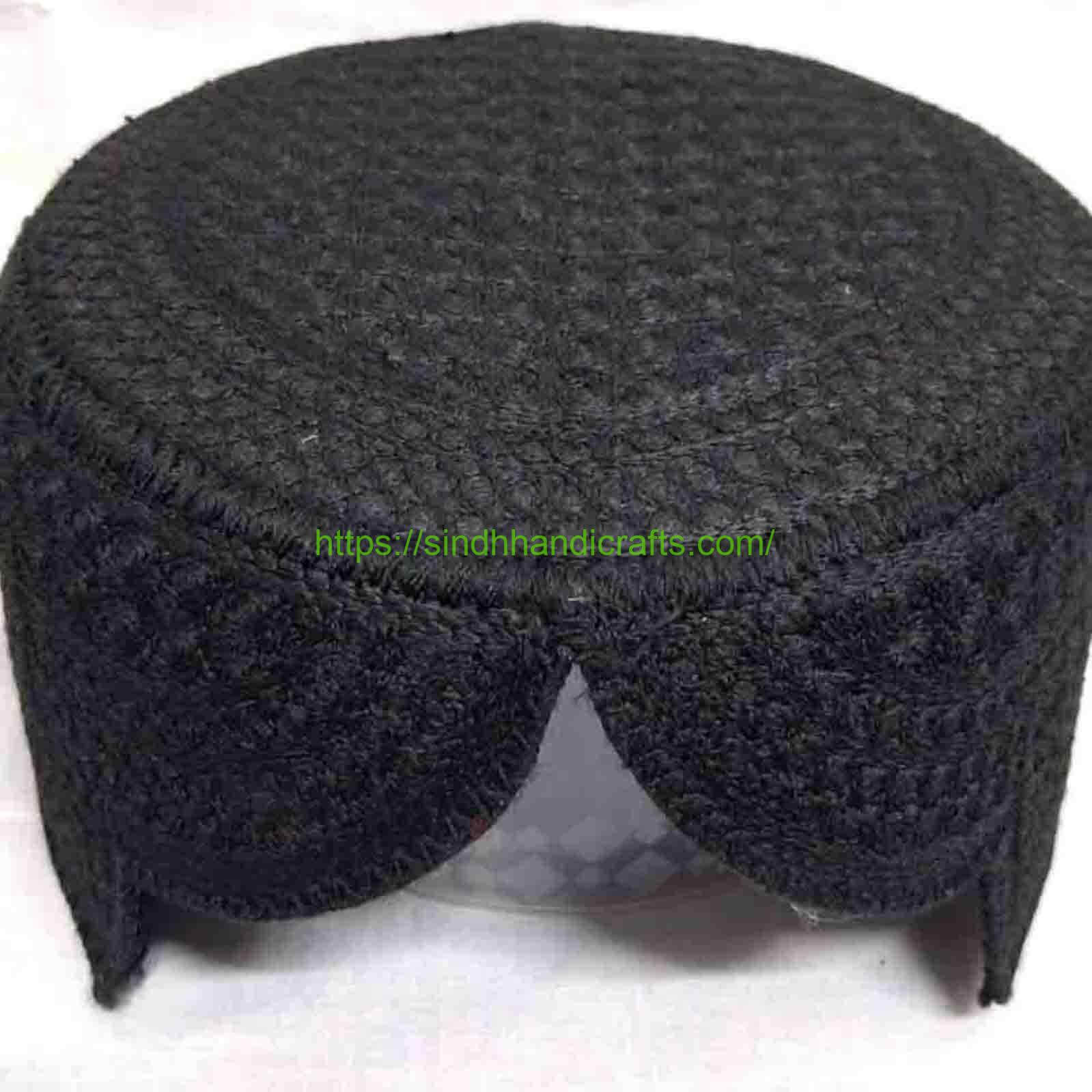 Sindhi Topi 28a Black Sindhi Topi For A Classy Look