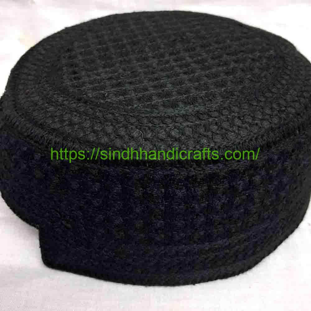 Sindhi Topi 28b Black Sindhi Topi For A Classy Look