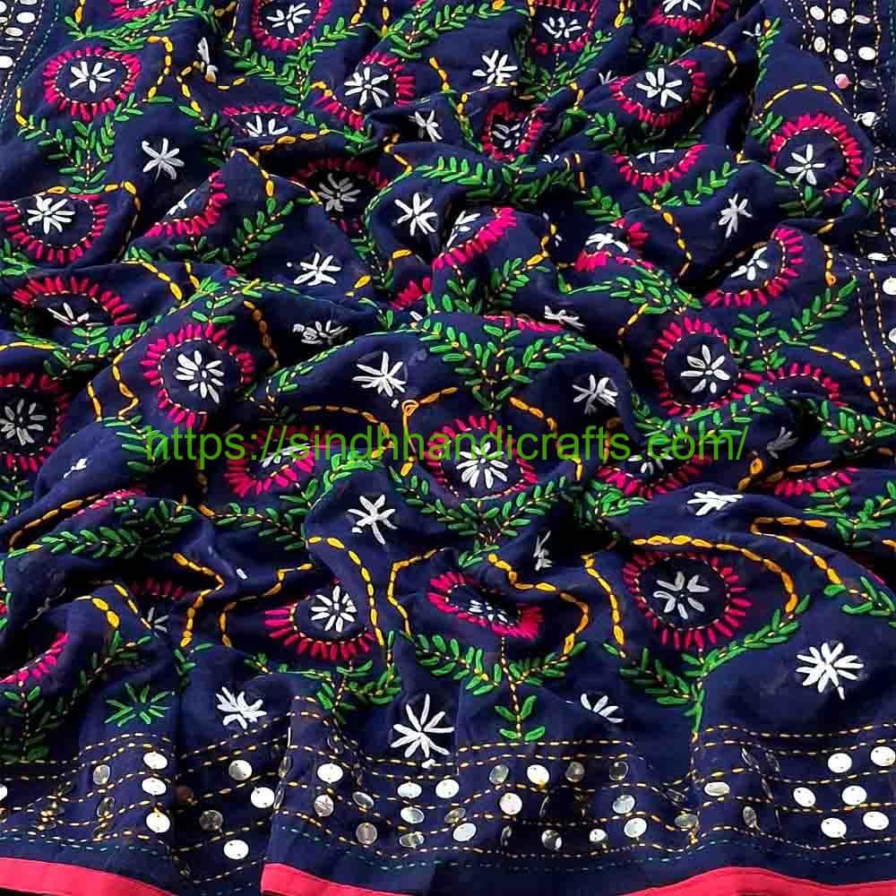 Handmade Phulkari Dupatta 20a Hand Embroidery Phulkari Dupatta