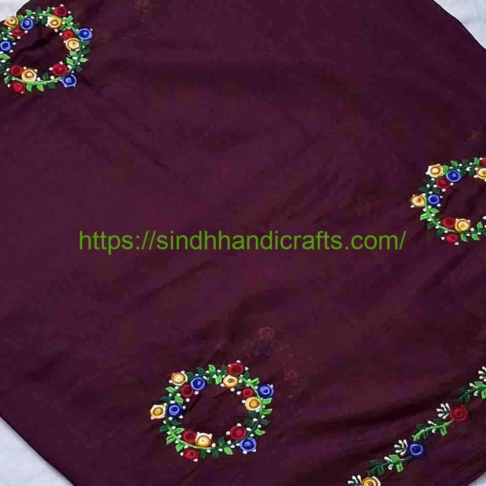 Embroidered Chadar 92b Thread Work Chadar for Women
